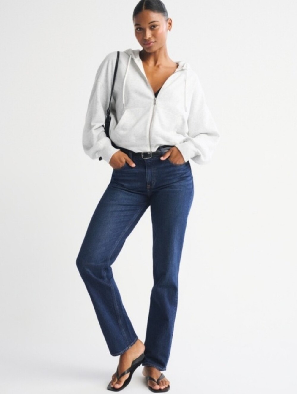 Abercrombie & Fitch The 90s Straight Mid Rise